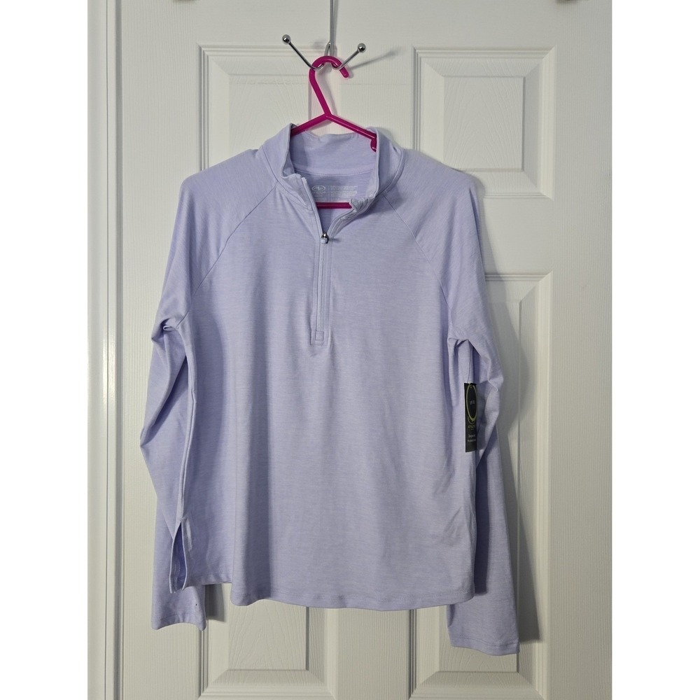 Athletic Girls Long‎ Sleeve Quarter Pullover Size XXL (18). Brand New